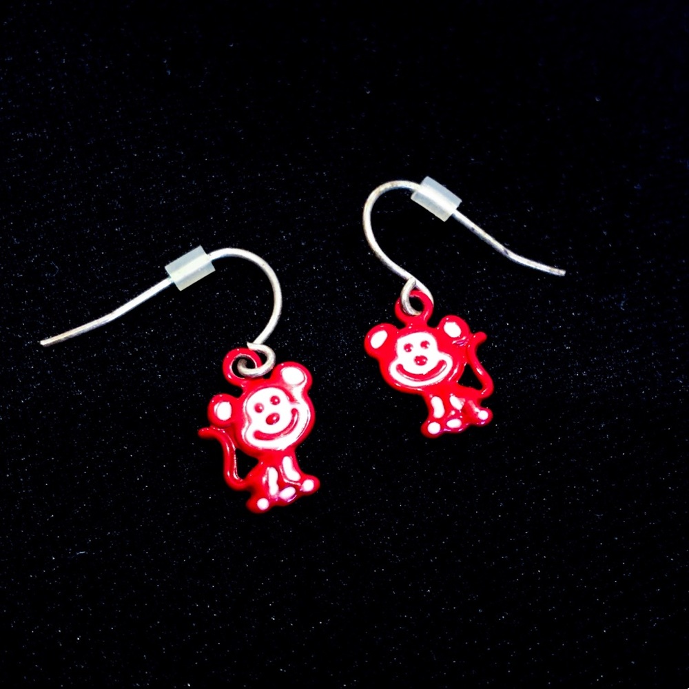 Monkey earrings (3 set)